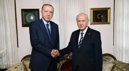 Cumhurbaşkanı Erdoğan, Bahçeli ile Görüşme Gerçekleştirdi
