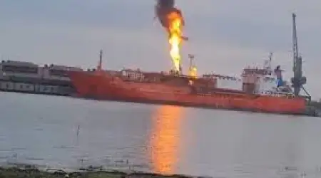 Türk Bandıralı LPG Gemisi Ukrayna’da Vuruldu