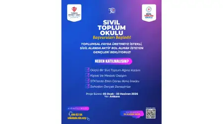 Türkiye Diyanet Vakfı Sivil Toplum Okulu Projesi Başvuruları Başladı