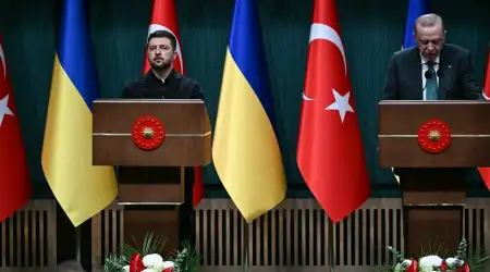 Ankara’da Cumhurbaşkanı Erdoğan’la Görüşen Zelenskiy Çözüm Konusunda Türk Diplomasisine Güvendiğini Açıkladı