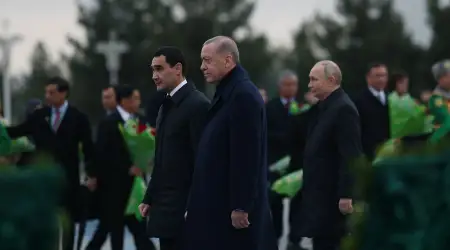 Cumhurbaşkanı Erdoğan Aşkabat’ta Konuştu: Çevremizde Bir Barış Kuşağı Oluşturmaya Çalışıyoruz