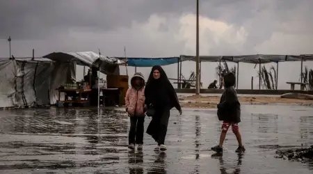 Katil İsrail’in Ateşkes Şartlarına Uymaması Sebebiyle Gazze’de Soğuktan Ölümler Başladı