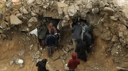 BM’ye Göre Şiddetli Kış Fırtınası, Yerinden Edilmiş 800.000 Filistinliyi Risk Altına Sokuyor