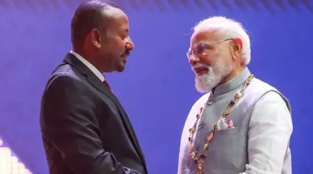 Hindistan Başbakanı Modi Etiyopya’daydı