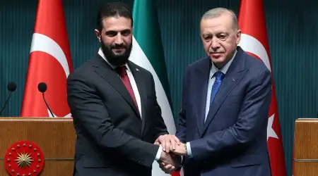 Suriye Cumhurbaşkanı Şara: Yaptırımların Kaldırılması Konusunda Türkiye, Katar, Suudi Arabistan ve ABD’ye Teşekkür Etti