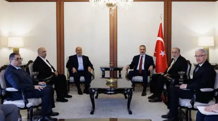 Hakan Fidan ile Hamas Yönetimi, Gazze Ateşkesinin 2. Aşamasına Geçiş Planı ile İlgili Toplantı Yaptı