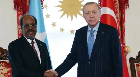 Somali Cumhurbaşkanı ile Görüşen Erdoğan, İsrail’in Somaliland’ı Tanımasını Gayrimeşru Olduğunu Söyledi