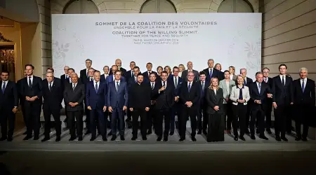 “Gönüllüler Koalisyonu” Zirvesinde Barış’ın Sağlanması Halinde Ukrayna’ya Asker Gönderilmesi Çağrısında Bulunuldu