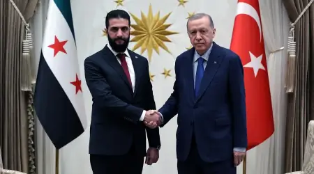 Cumhurbaşkanı Erdoğan YPG’ye Operasyon Başlatan Suriye Lideri Şara ile Görüştü