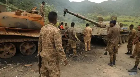 Etiyopya Hükümeti İsyancı Grubun Kullandığı Silahların Eritre Tarafından Verildiğini Açıkladı