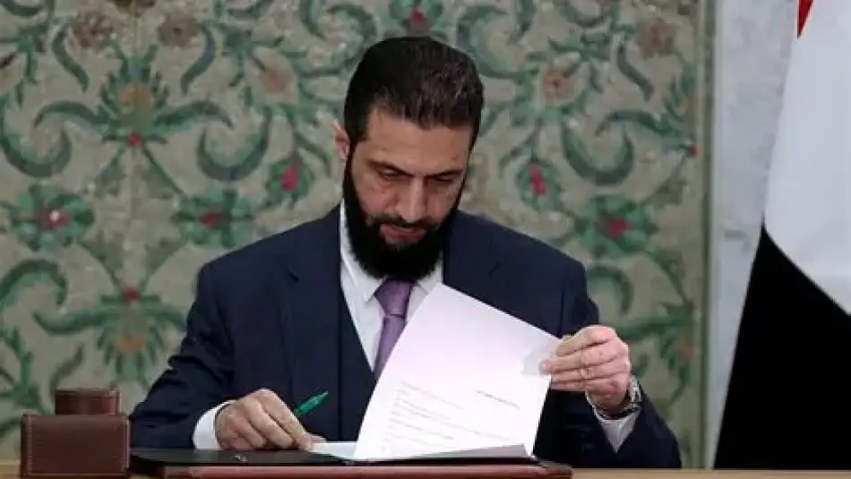 Suriye Cumhurbaşkanı Şara Ramazan Dolayısıyla Genel Af İlan Etti