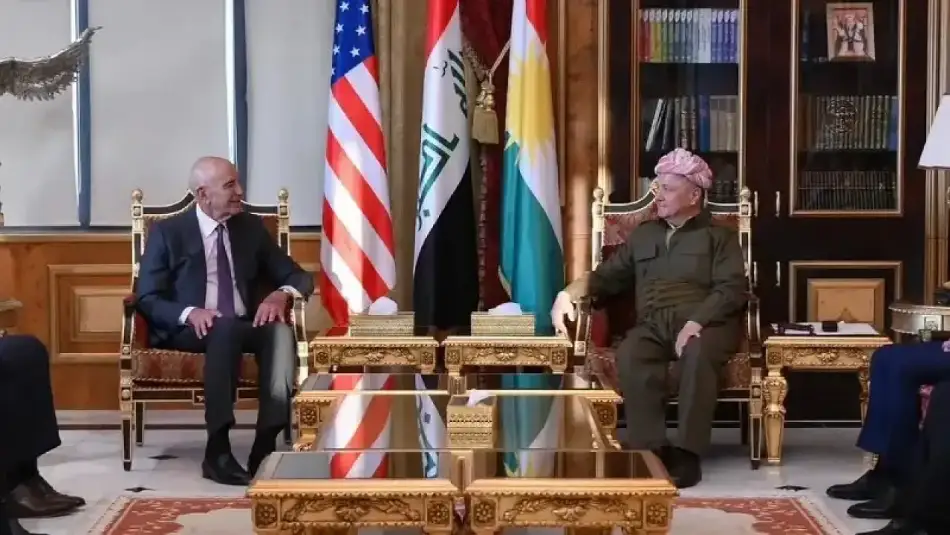 ABD’nin Suriye ve Irak Özel Temsilcisi Tom Barrack Erbil’de Mesut Barzani ile Görüştü
