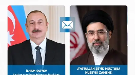 Azerbaycan Cumhurbaşkanı Aliyev, İran’ın Yeni Lideri Mücteba Hamaney’i Tebrik Etti