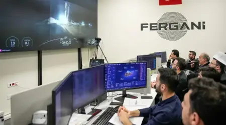 Fergani'nin Beşinci Uydusu Uzayda