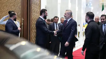 Dışişleri Bakanı Fidan ile Şam’a Giden Zelenskiy, Ukrayna ve Suriye’nin Güvenlik ve Kalkınma Alanlarında Çalışma Konusunda Anlaştığını Söyledi