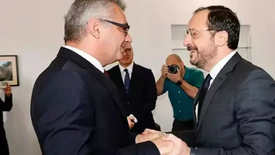 KKTC Cumhurbaşkanı Erhürman Ara Bölgede Rum Lideri ile Görüştü