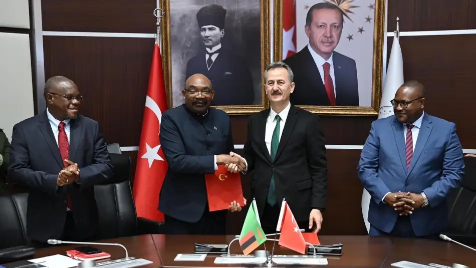 Türkiye-Zambiya Arasında Savunma Sanayii İşbirliği Anlaşması İmzalandı