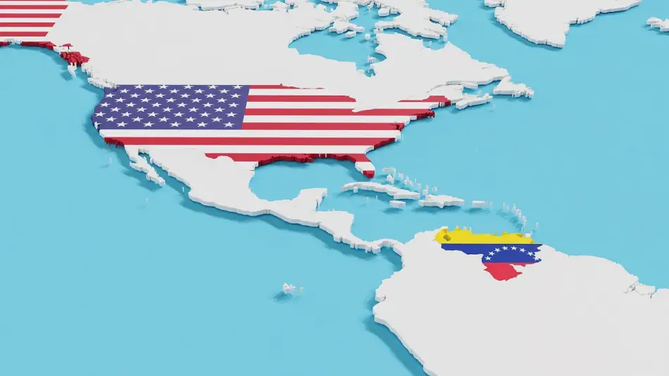 Trump “40 Trilyon Dolarlık Petrol Var” Dediği Venezuela’yı ABD Eyaleti Olarak Gösteren Harita Yayınladı