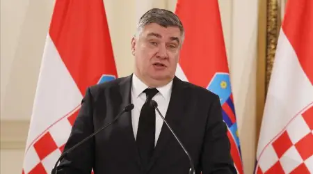 Hırvatistan Cumhurbaşkanı, Yeni İsrail Büyükelçisini Kabul Etmeyeceğini Açıkladı