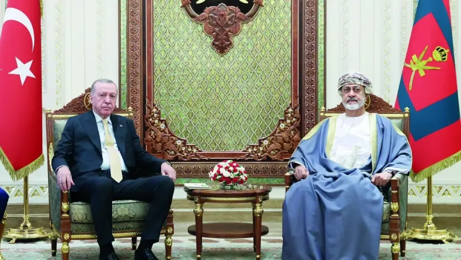 Umman Sultanı ile Görüşen Cumhurbaşkanı Erdoğan, Bölge Barışı için Kardeş Ülkelerle Birlikte Çalışacaklarını Söyledi