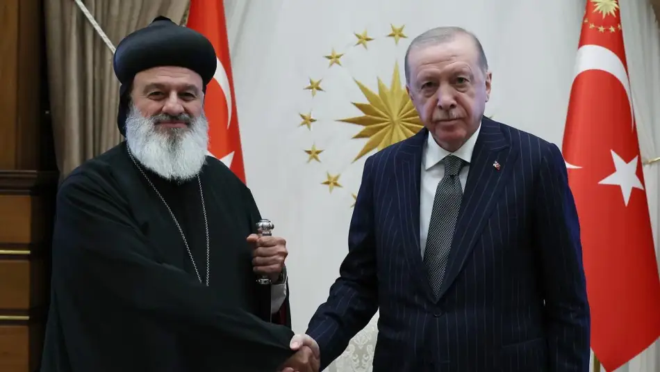 Cumhurbaşkanı Erdoğan Süryani Ortodoks Patriğini Kabul Etti