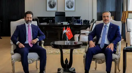 Bakan Fidan IKBY Başbakan Yardımcısı Talabani'yi Ankara'da Ağırladı