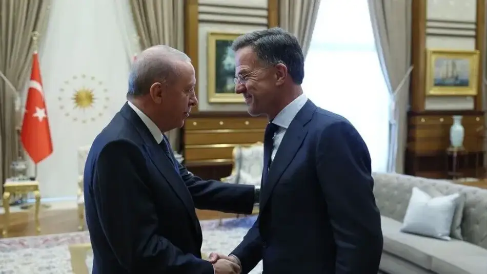 Cumhurbaşkanı Erdoğan, NATO Genel Sekreteri Rutte'yi Kabul Etti