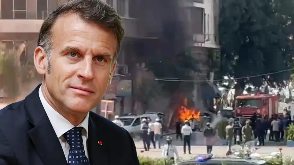 Macron Şam’dayken Bombalı Terör Eylemi Yapan Hücre Yakalandı, Şimdi Sorgulanıyor