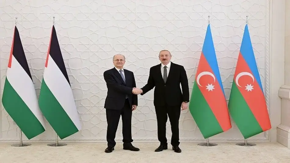 Azerbaycan Cumhurbaşkanı Aliyev Filistin Başbakanı ile Görüşerek Desteğini Tekrarladı