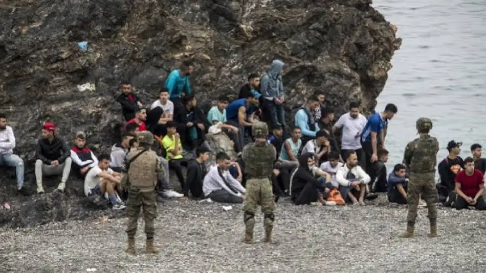 Fas'ta Ceuta Sınırı Yakınında Yüzlerce Düzensiz Göçmen Yakalandı