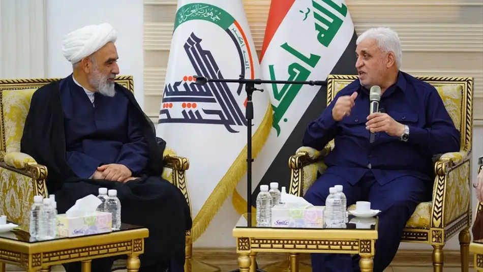 Mücteba Hamaney Tarafından Gönderilen Özel İran Heyeti Haşdi Şabi Lideri Feyyad ile Görüştü