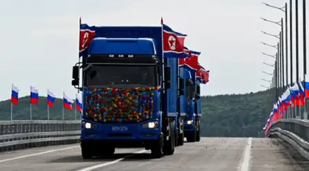 Rusya ve Kuzey Kore, Asya’nın En Batısında Bir Kilometrelik Köprüyle Birbirine Bağlandı