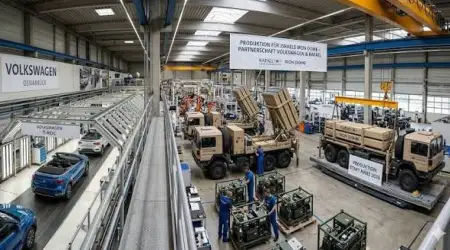 Krize Girerek 100 Bin İşçi Çıkarmaya Hazırlanan Alman Volkswagen Bir Fabrikasını Demir Kubbe Hava Savunma Sistemi üretmek Üzere İsrail’e Sattı