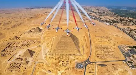 Türk Yıldızlarının Mısır Semalarındaki Nefes Kesen Gösterileri Soykırımcı İsrail’de Korku ve Endişeye Yol Açtı