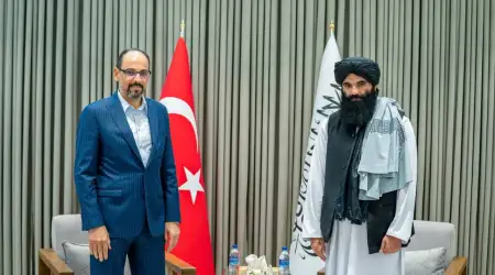 MİT Başkanı İbrahim Kalın'a Afganistan'da İhtişamlı Karşılama