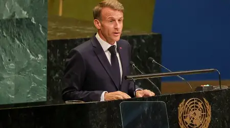 Uzun Süre İsrail'e Destek Veren Macron, BM Konuşmasında Filistinlileri Hatırlayarak Günah Çıkarmaya Çalıştı