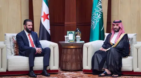 Muhammed Bin Selman Riyad'da Suriye Devlet Başkanı Şara ile Görüştü