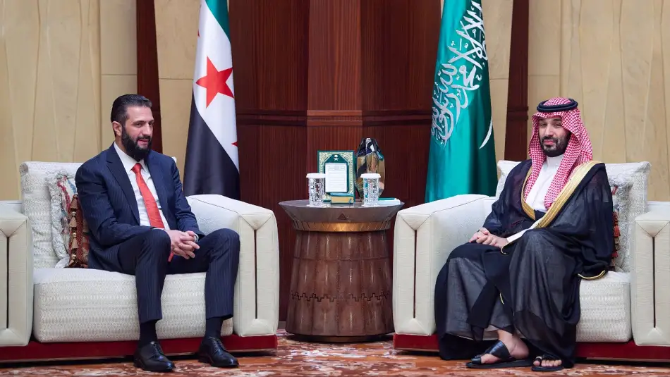 Muhammed Bin Selman Riyad'da Suriye Devlet Başkanı Şara ile Görüştü