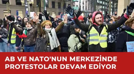Belçika'da Hükümete Karşı İklim Protestosu İçin Halk Sokaklarda