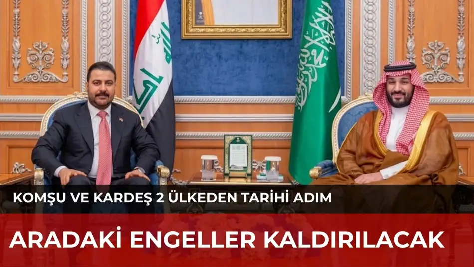 Irak Başbakanı Zeydi Riyad’da Veliaht Prens MBS ile İki Komşu Arasındaki İlişkilerin Geliştirilmesini Görüştü