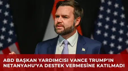 ABD Başkan Yardımcısı Vance, Netanyahu'ya Destek Konusunda "Bu Konuda Konuşmak İstemiyorum" Dedi