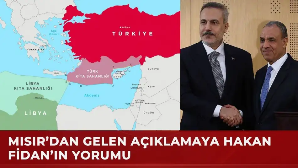 Mısır Dışişlerinin Açıklamasına Hakan Fidan’ın Cevabı: Bazıları Tepki Göstermeleri Gerektirdiği İçin Tepki Gösteriyor, Bu Son Derece Meşru Bir Anlaşmadır