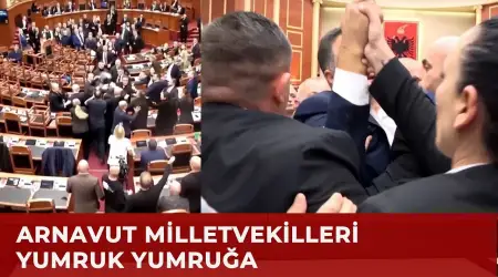 Arnavutluk’taki Halk İsyanı Parlamento’da Kavgaya Yol Açtı