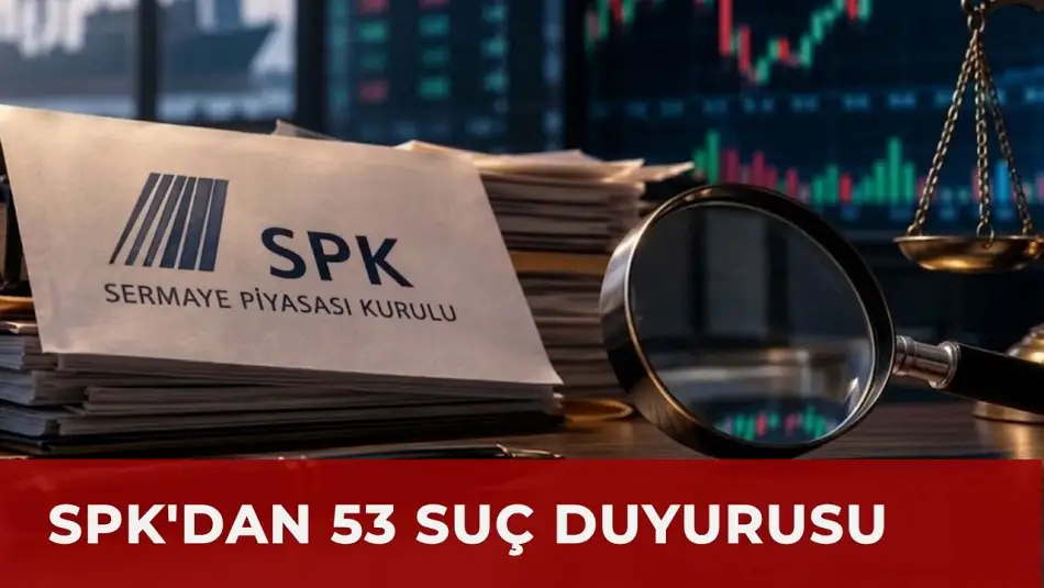 SPK 48 Gerçek, 5 Tüzel Kişilik için Suç Duyurusu Yaptı