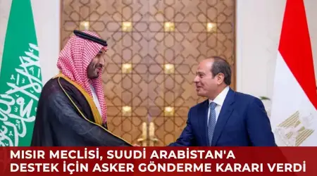 Mısır Parlementosu, Suudi Arabistan’a Asker Göndermek İçin Cumhurbaşkanı Sisi’ye Tam Yetki Verdi