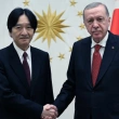 Cumhurbaşkanı Erdoğan, Japonya Veliaht Prensi Akishino’yu Kabul Etti