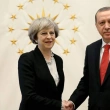 Cumhurbaşkanı Erdoğan, Birleşik Krallık Başbakanı May ile görüştü