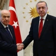 Cumhurbaşkanı Erdoğan - Bahçeli görüşmesi sona erdi