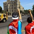 Bakü'de, Türk Ordusunun Azerbaycan'da Kalması İçin Gösteri Yapıldı