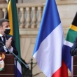 Güney Afrika'da Macron'a sert tepki